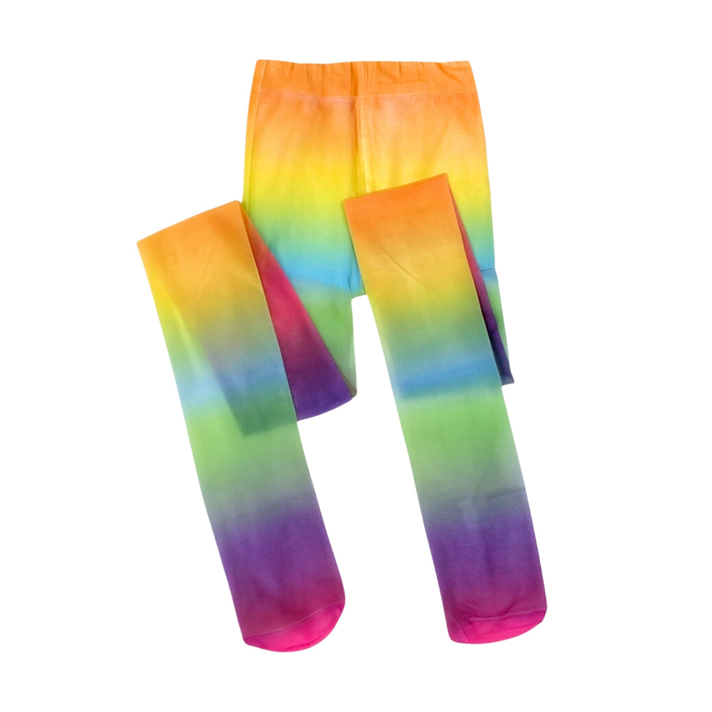 Collant Arc en ciel multicolore - Bas De Fête, Bas Élastiques Et Doux.