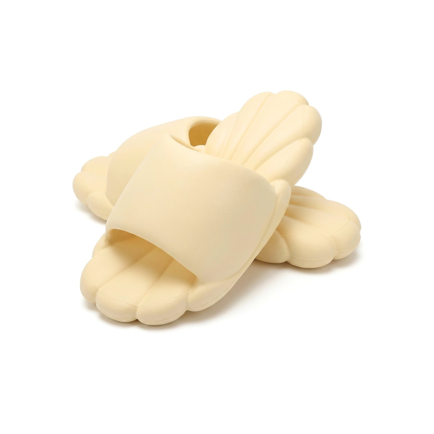 Claquettes Nuage pour Femme-Semelle Épaisse Ultra-Souple Antidérapant-Plage, Piscine, Maison-Couleurs Pastel