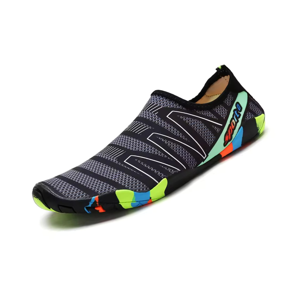 Chaussures Aquatiques Homme Femme - Chaussures de Plage à Séchage Rapide et Respirantes - Chaussons de Natation Antidérapants pour Surf, Kayak, Yoga et Randonnée Aquatique
