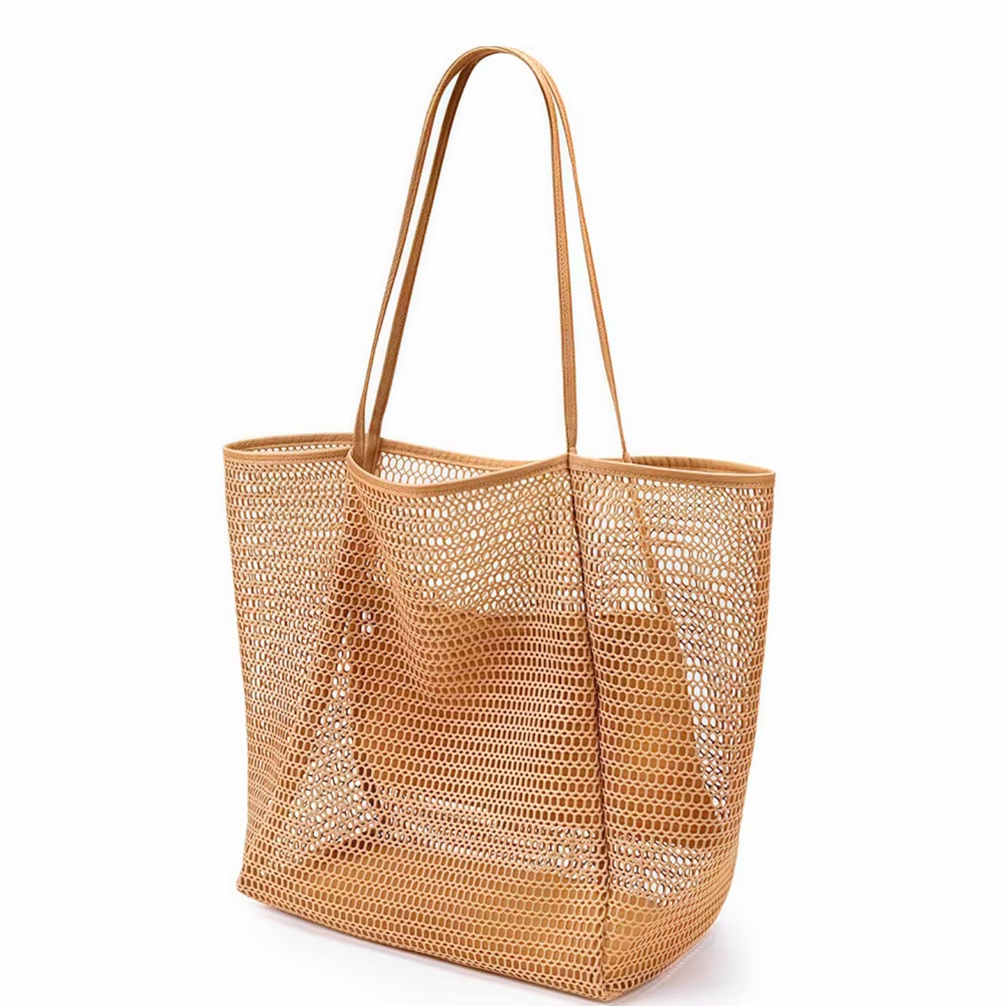 Sac de Plage avec Poche Intrieure, Sacs de piscine en filet transparent pour les plages, Gym, pique-niques, courses, camping...
