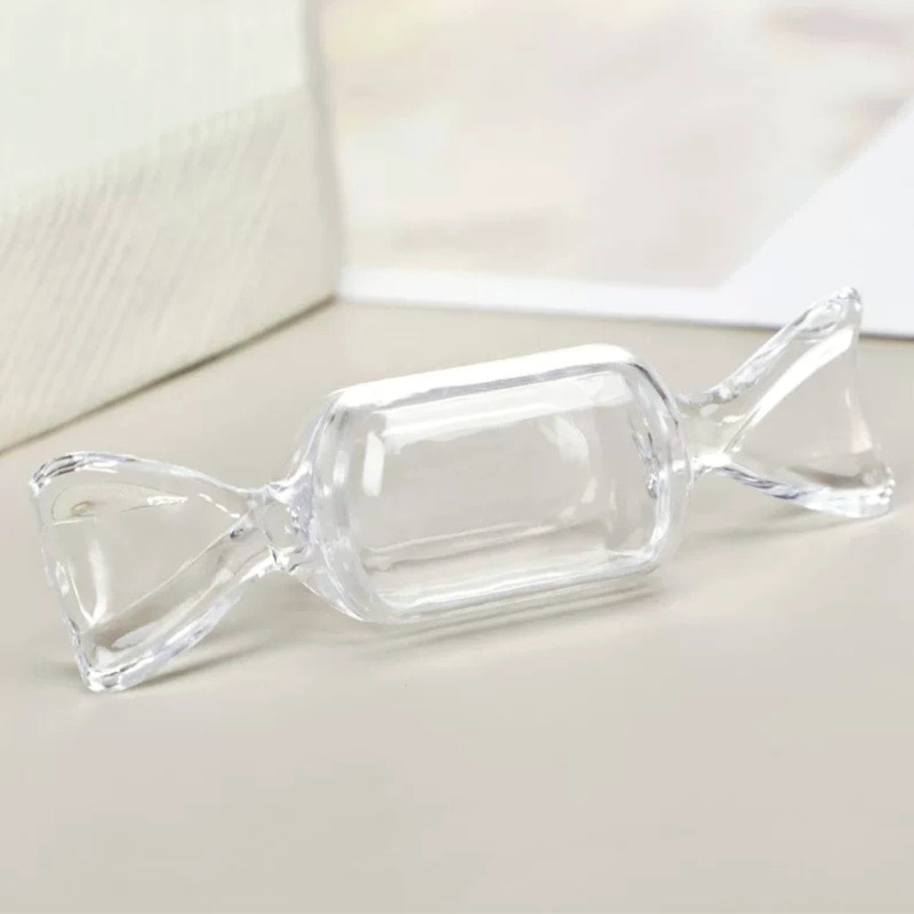 Boîte de Rangement en Forme de Bonbons - Lot de 10 boîtes à bijoux transparentes pour bijoux de voyage pour femmes et filles
