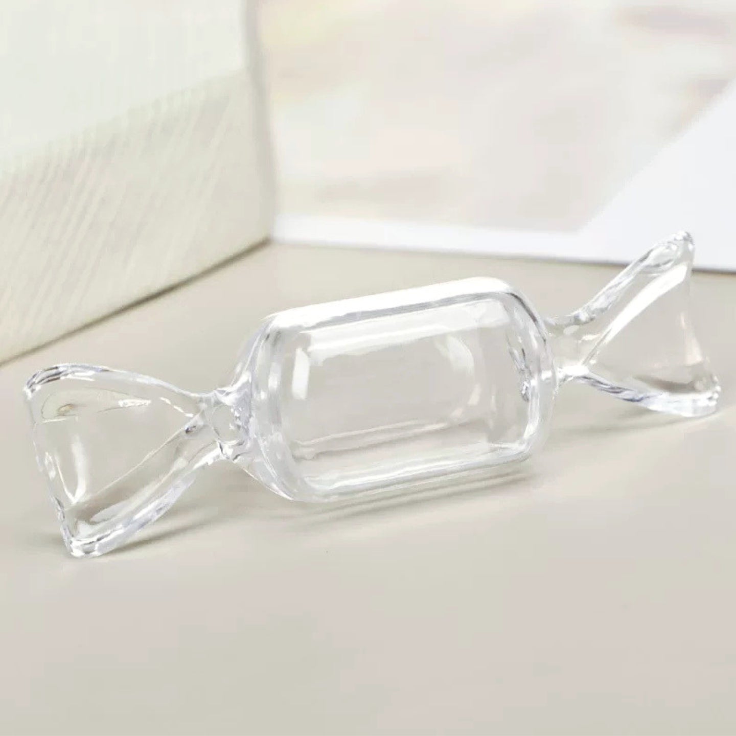 Boîte de Rangement en Forme de Bonbons - Lot de 10 boîtes à bijoux transparentes pour bijoux de voyage pour femmes et filles