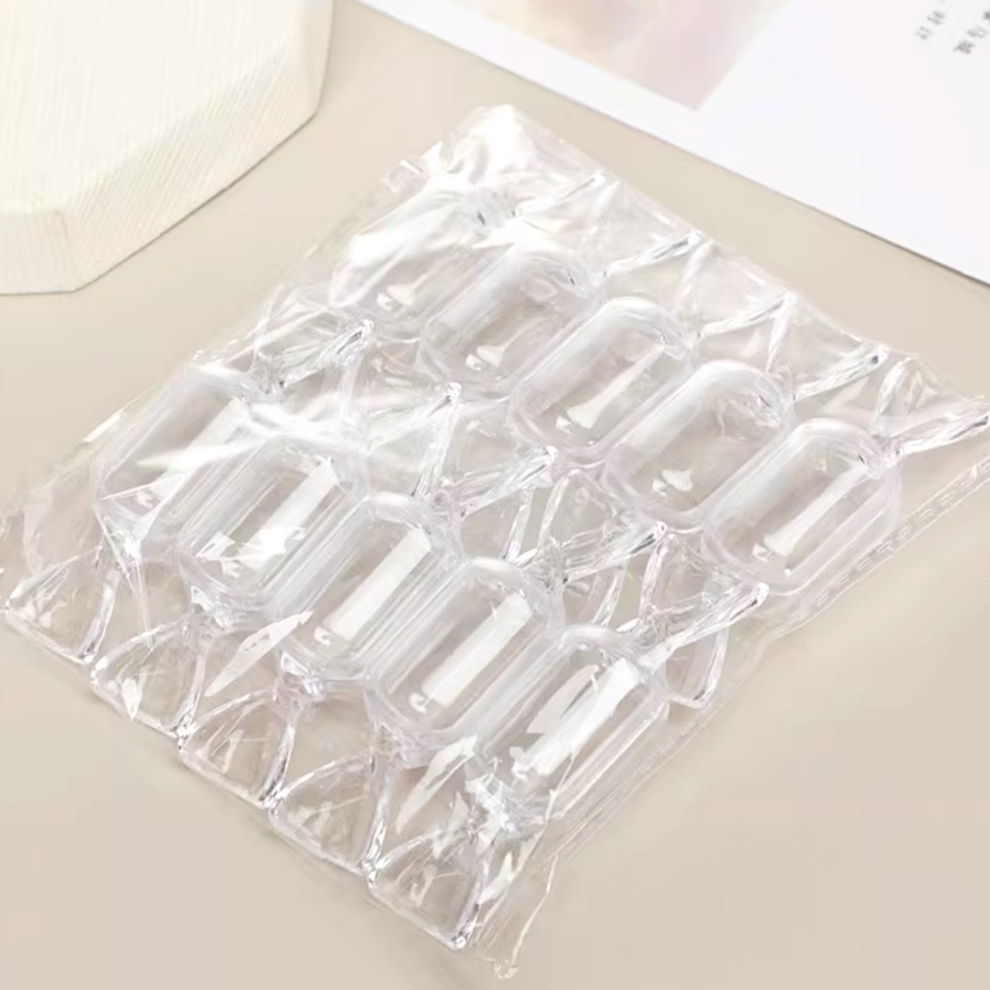 Boîte de Rangement en Forme de Bonbons - Lot de 10 boîtes à bijoux transparentes pour bijoux de voyage pour femmes et filles