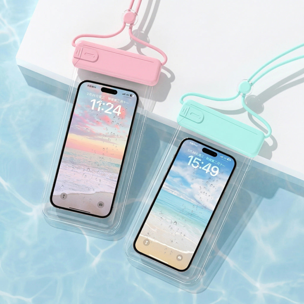 Pochette Étanche Téléphone Jusqu’à 7,2” – Tactile & Plongée 30 m - Protégez votre téléphone du sable, de l’eau et des chutes