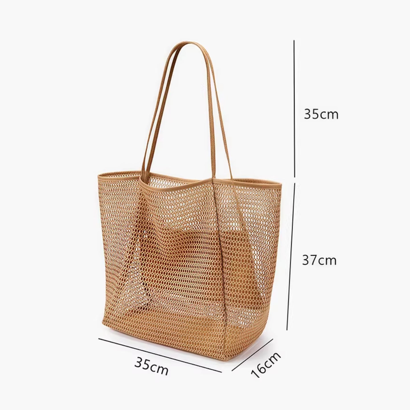Sac de Plage avec Poche Intrieure, Sacs de piscine en filet transparent pour les plages, Gym, pique-niques, courses, camping...