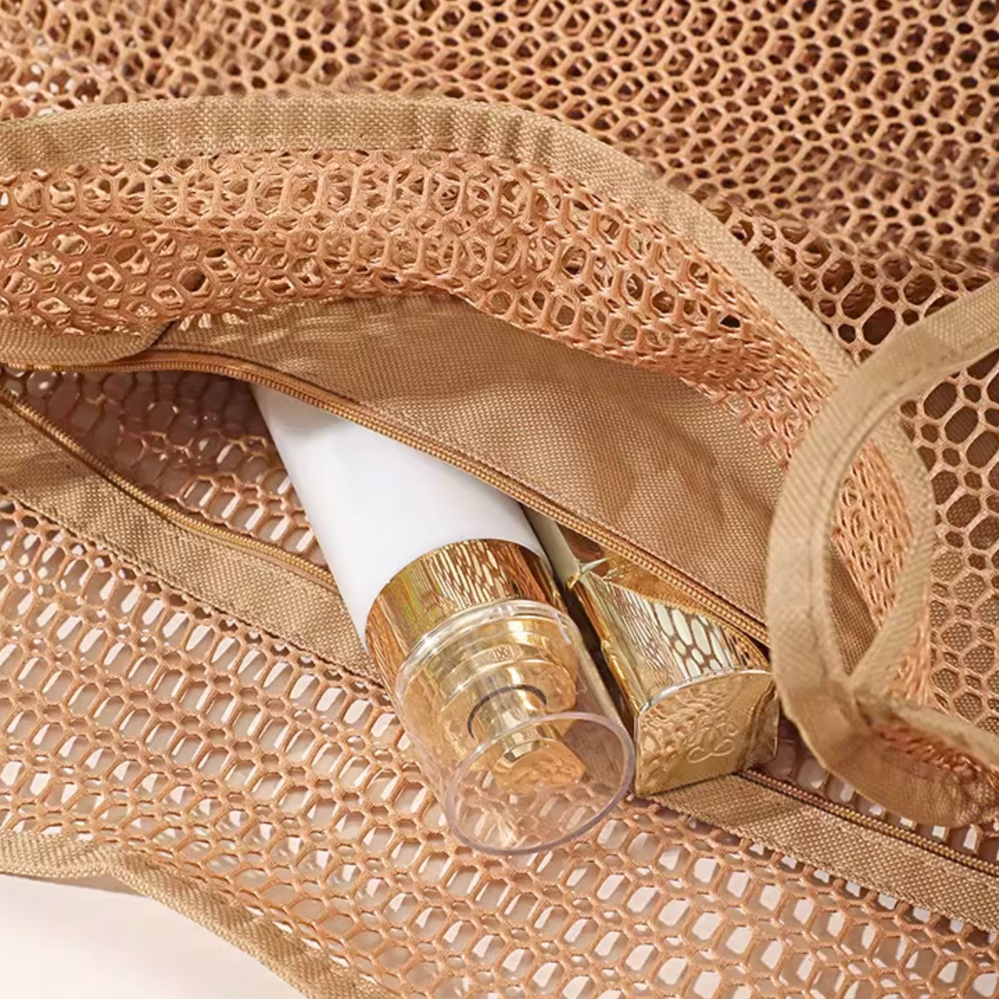 Sac de Plage avec Poche Intrieure, Sacs de piscine en filet transparent pour les plages, Gym, pique-niques, courses, camping...