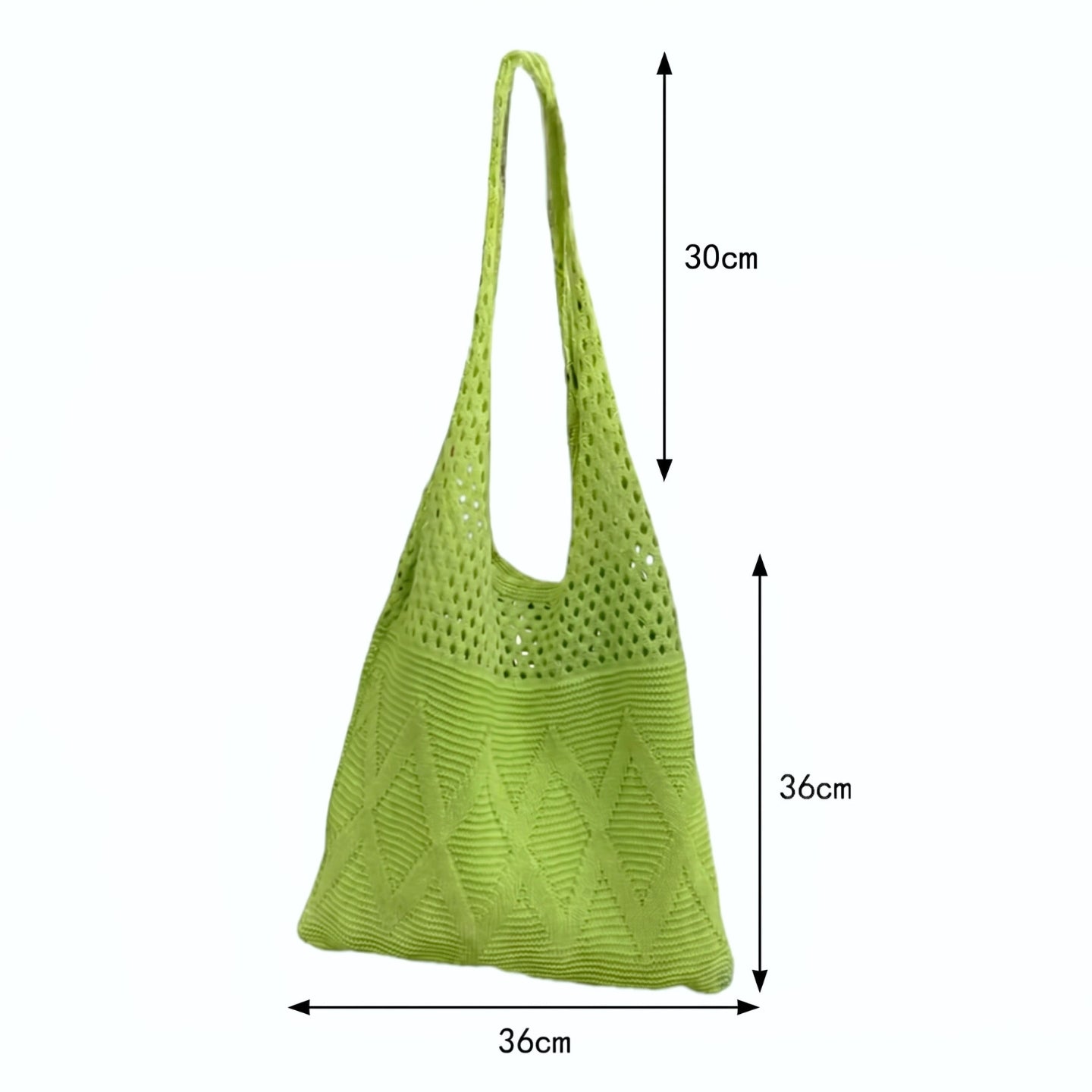 Sac à bandoulière pour femme - Grande capacité - Sac en tricot - Sac de plage tendance - Sac de vacances pour les voyages