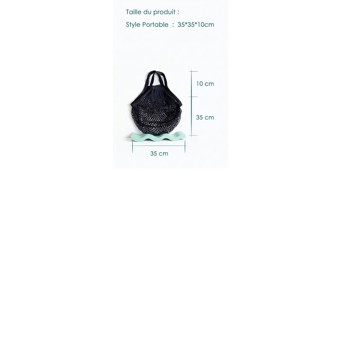 Sac de Courses en Coton Filet - Provisions D’Achat Epicerie Rangement Poche Fruits Légumes Pliable Réutilisable