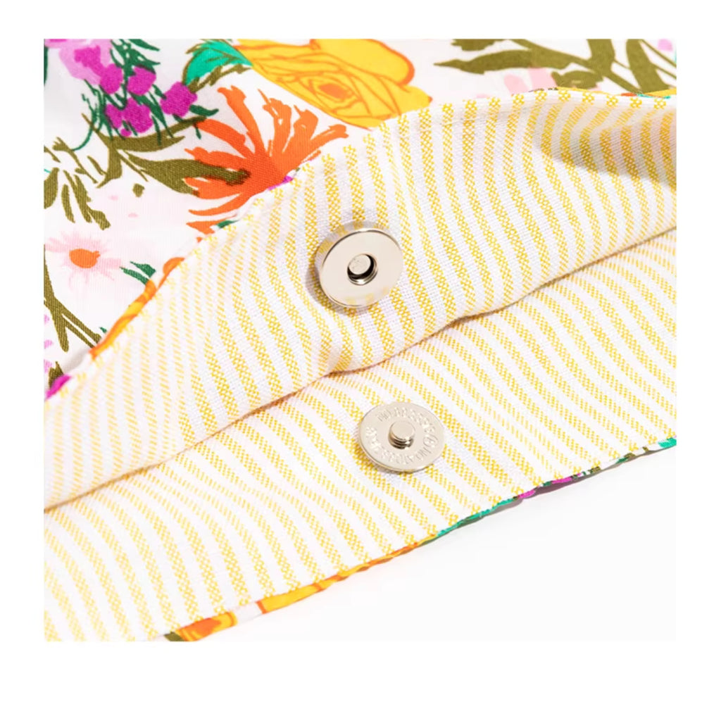 Nylon Sac à bandoulière multifonction de grande capacité à motif floral, tote bag – Sac de courses