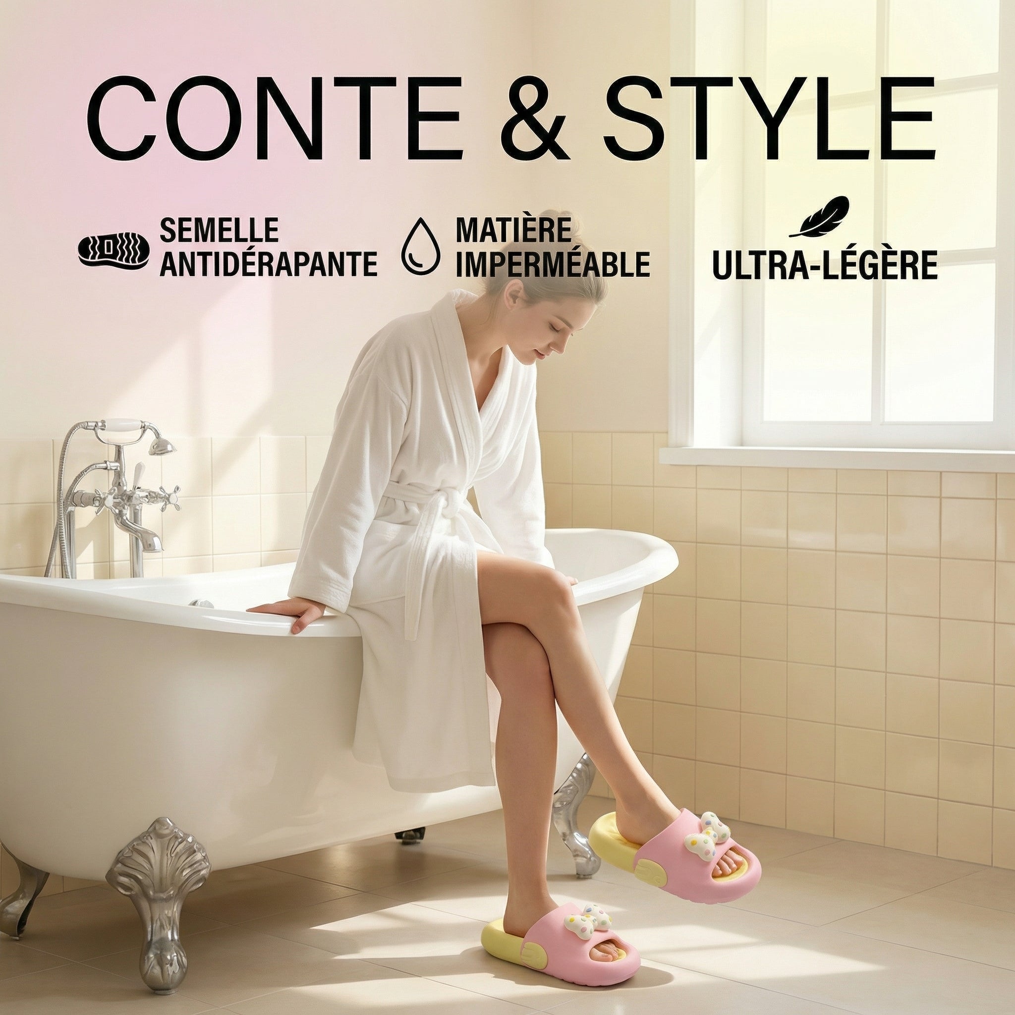 Adorables Claquettes Animaux Sandales d'Été Souples