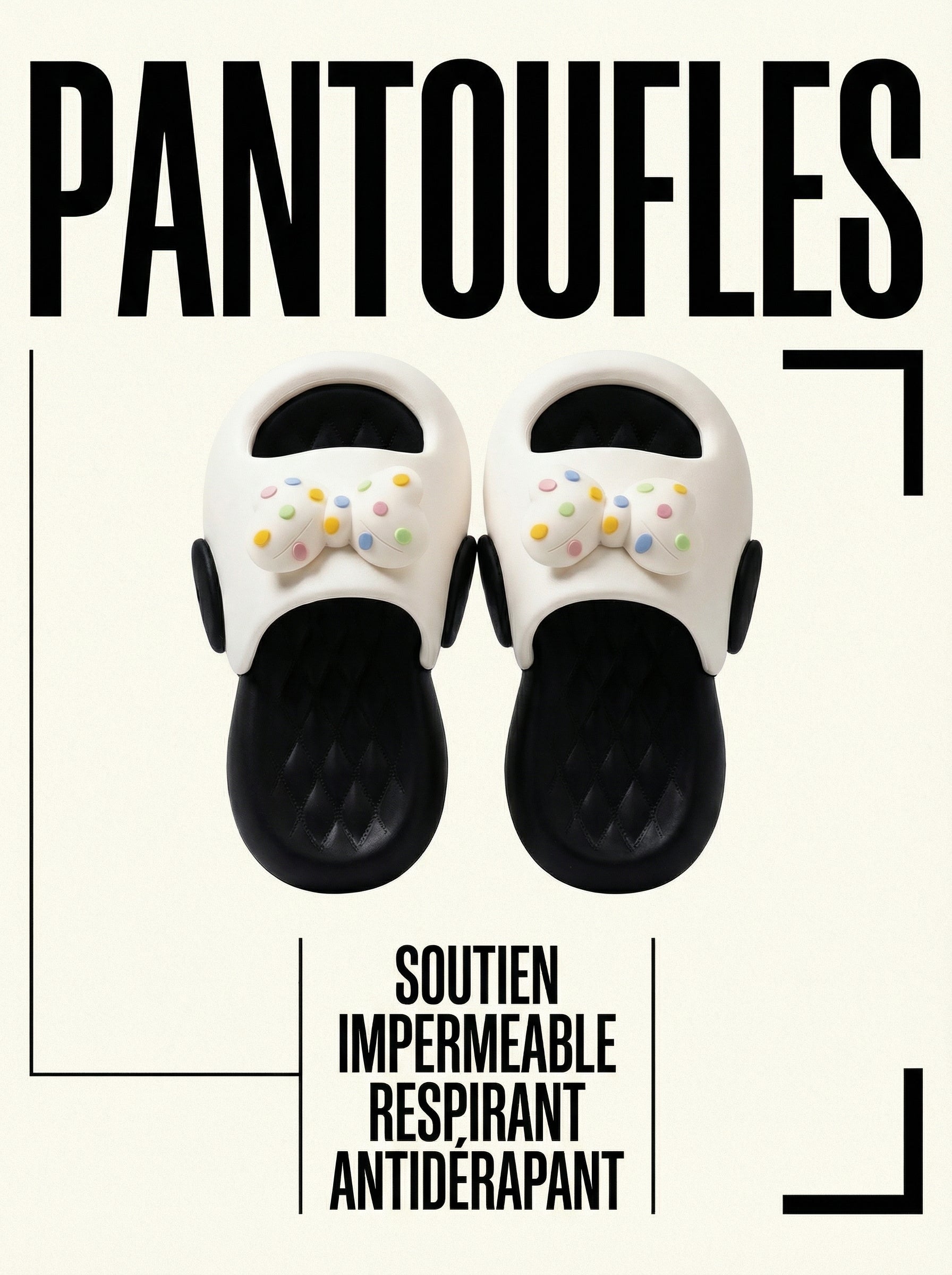 Adorables Claquettes Animaux Sandales d'Été Souples