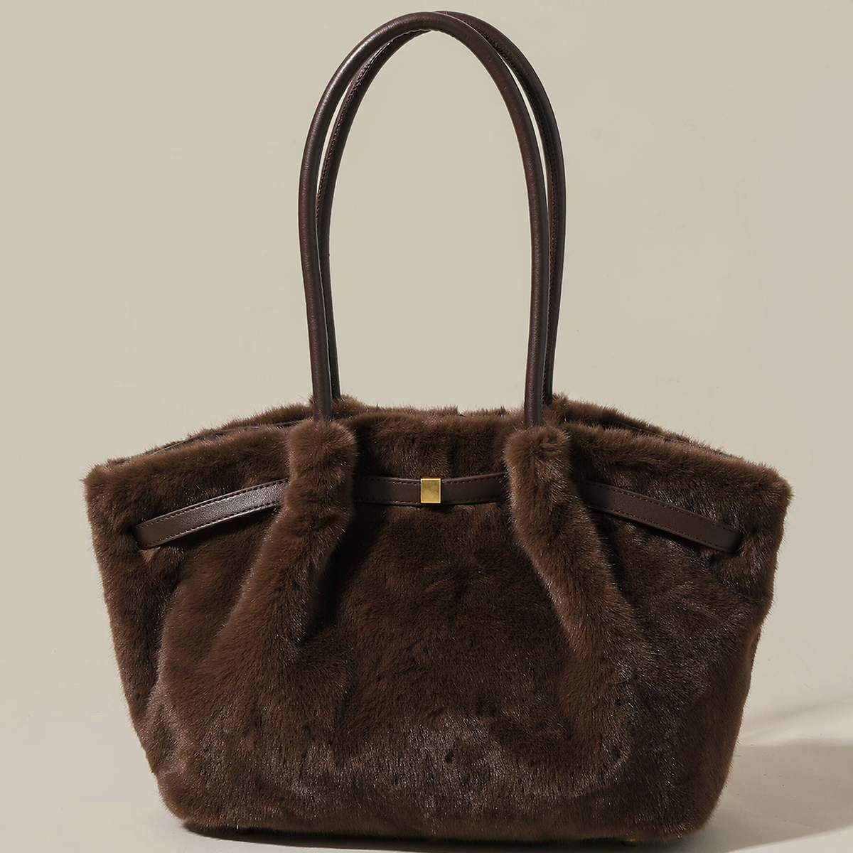 Sac Cabas en Fausse Fourrure Douce