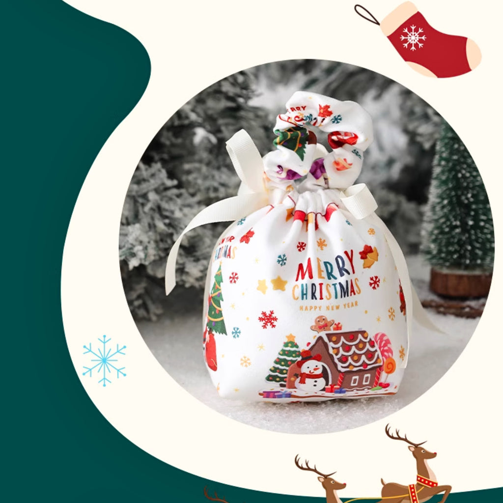 Sac cadeau de Noël – Sacs pour pommes🍎, sac de bonbons🍬🍫, sac à main pour les enfants